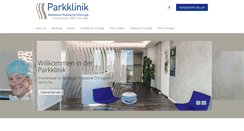 Desktop Screenshot of parkklinik.info